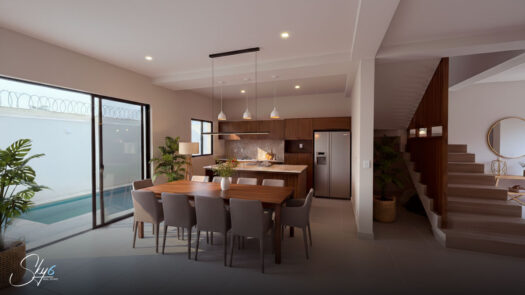 Casa en Residencial Río Cancún con Alberca